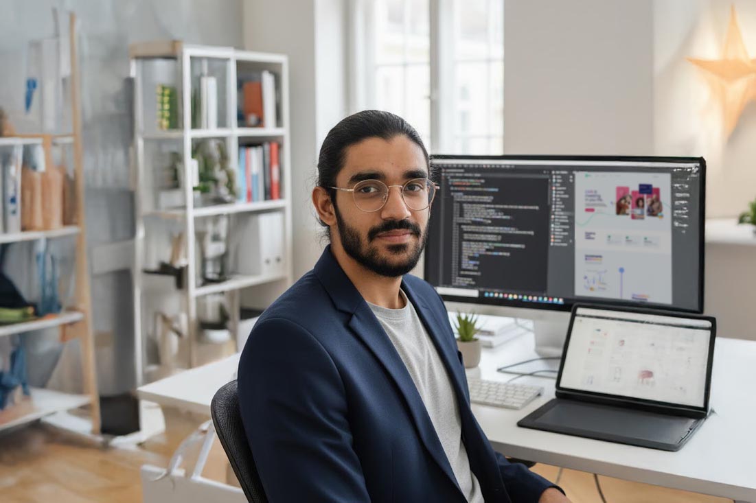 Fahad Khan, designer and web developer in Berlin